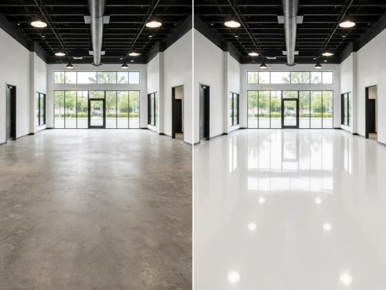 Commercial Epoxy Floor Coatings project for the Waterloo Cedar Falls area