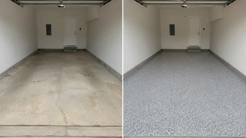 Nearby Cedar Falls Iowa epoxy floor coating inspiration for a pole barn or equipment building